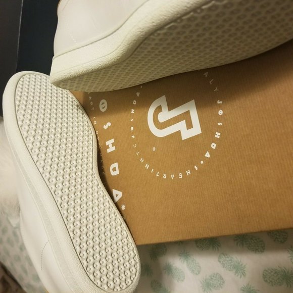 Joshua*s Women Gomma Leather Fox Fur Sneakers $607 - Picture 8 of 11